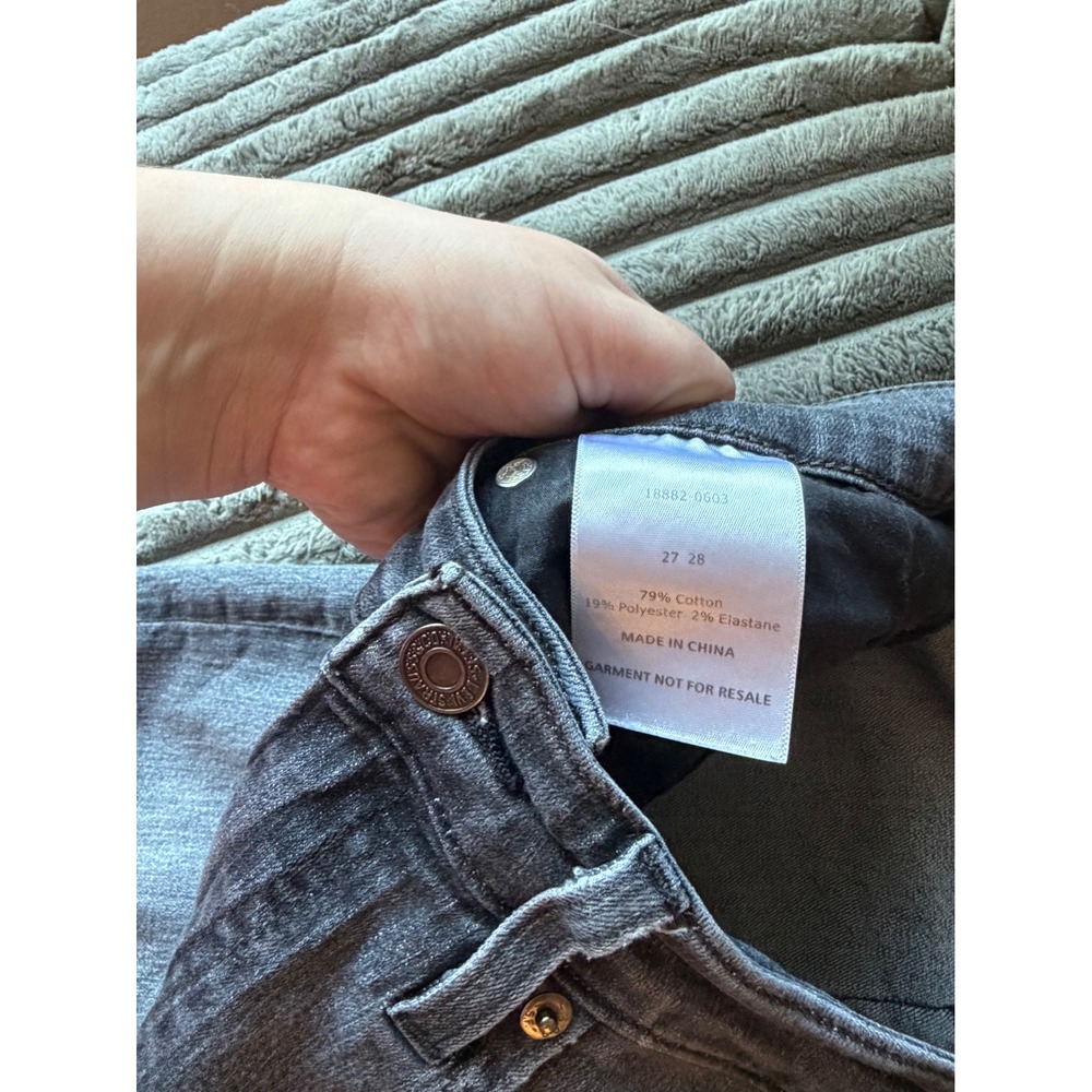 Levis Premium 721 High Rise Skinny Jeans Grey Denim 18882-0503 Womens 27x28 - Picture 4 of 6